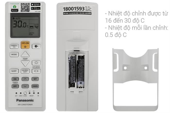Điều Hoà Panasonic Inverter 18000 BTU 2 Chiều CU/CS-YZ18AKH-8